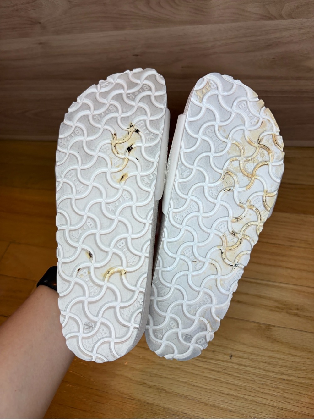 Birkenstock Madrid Big Buckle Eva White Sandals - Size 37 - Picture 7 of 8